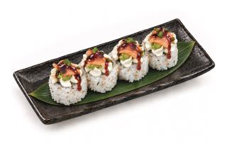 SHRIMP AND SALMON ROLL 8pz