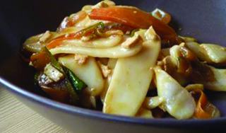 Gnocchi di riso alla thai